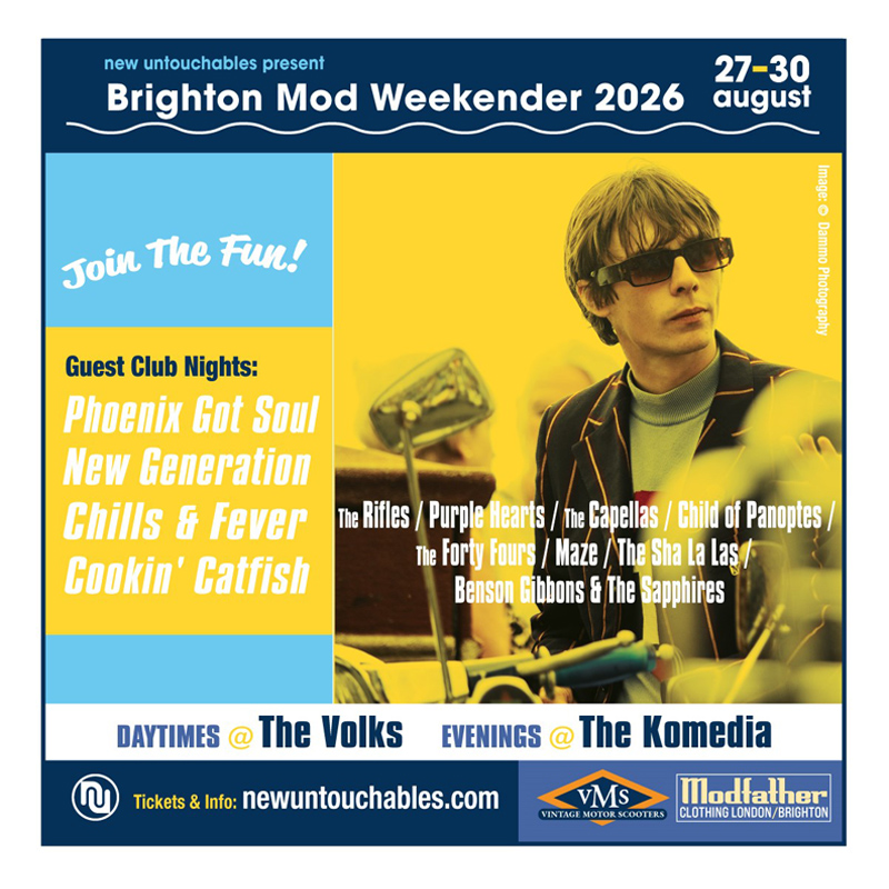 New Untouchables Present… Brighton Mod Weekender